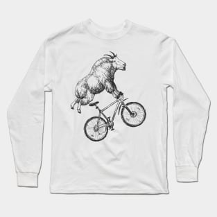 Mountain Goat Mountain Biking Long Sleeve T-Shirt